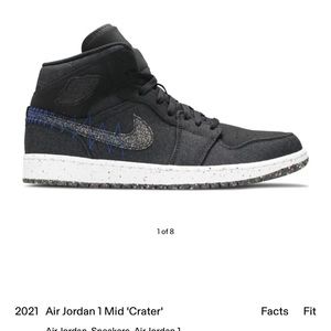 Nike Air Jordon 1 mid Crater